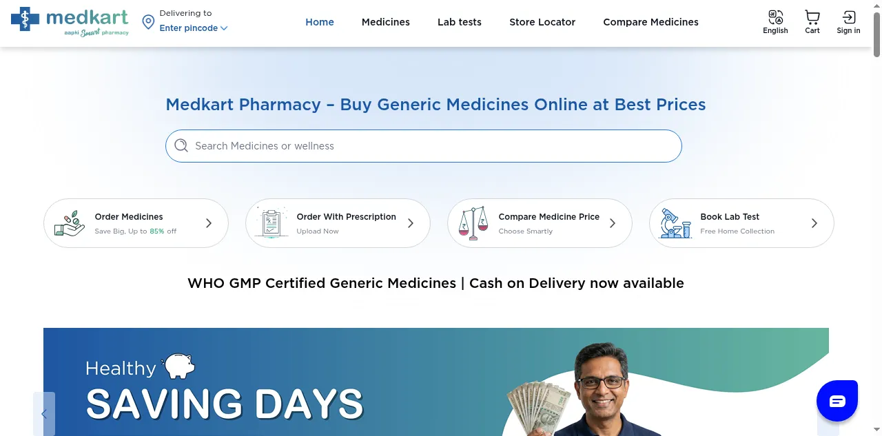 Preview of medkart.in