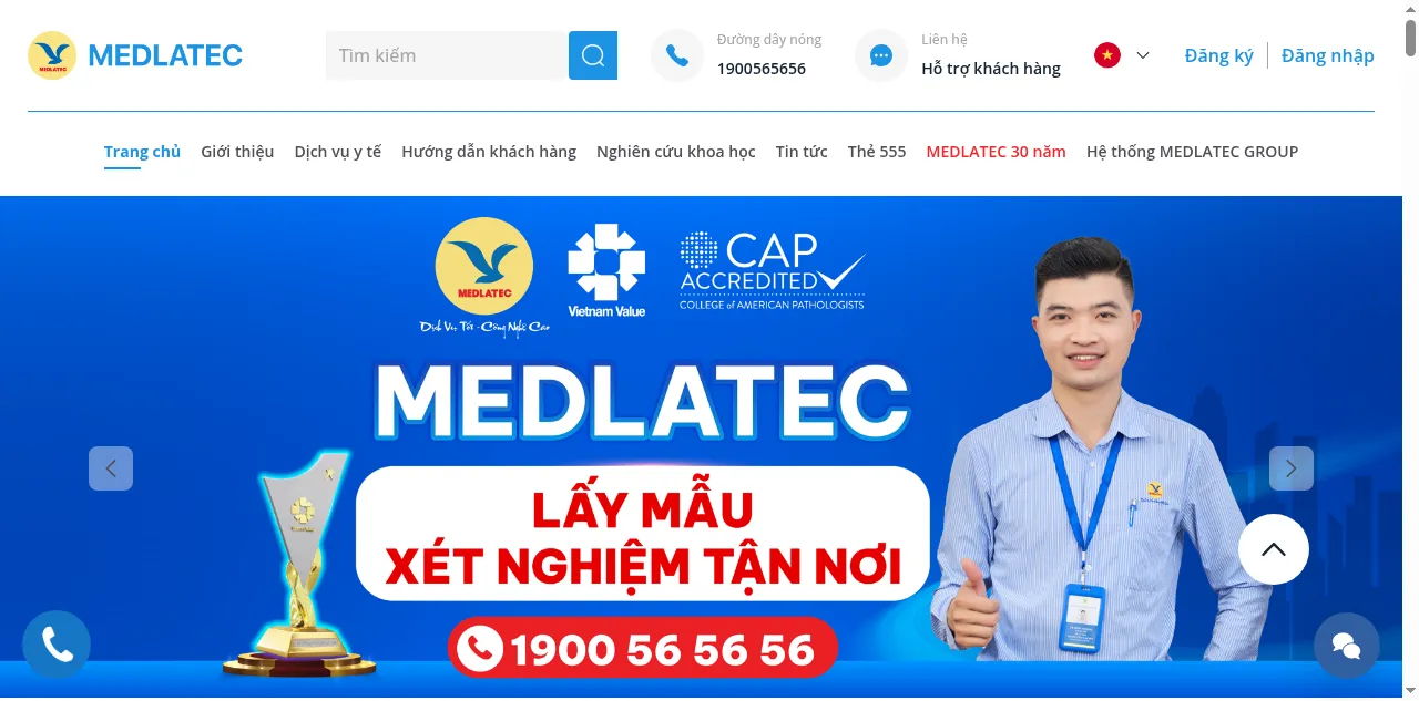 Preview of medlatec.vn