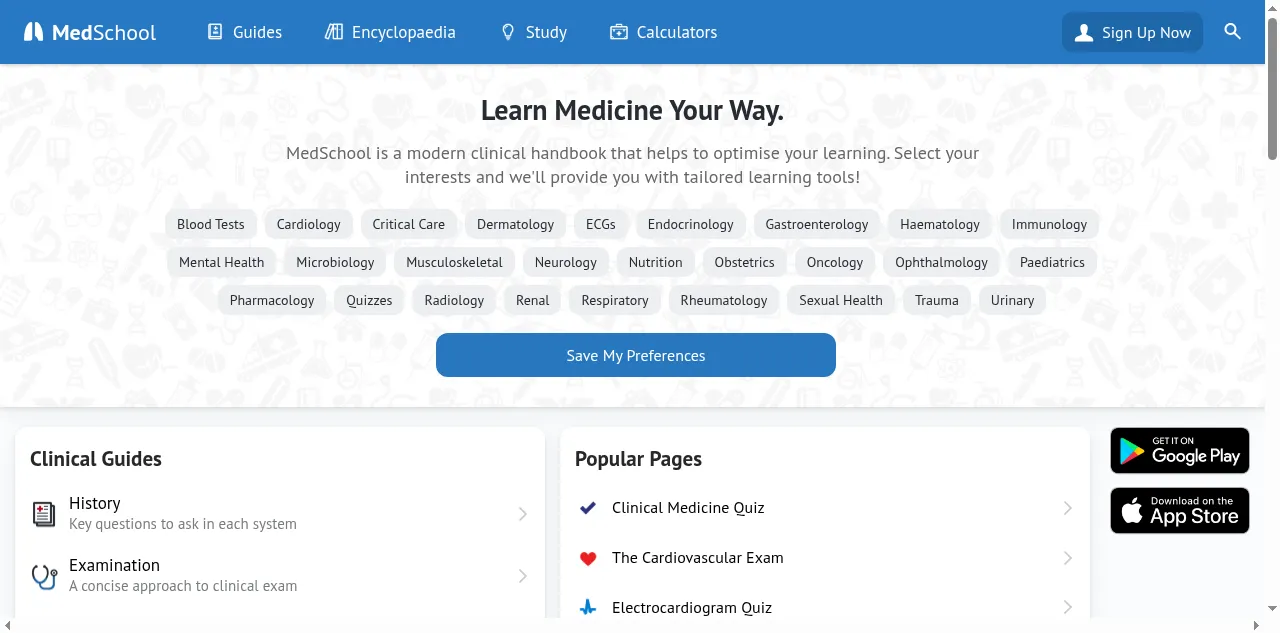 Preview of medschool.co