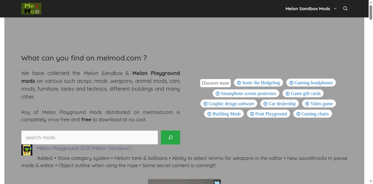 Preview of melmod.com