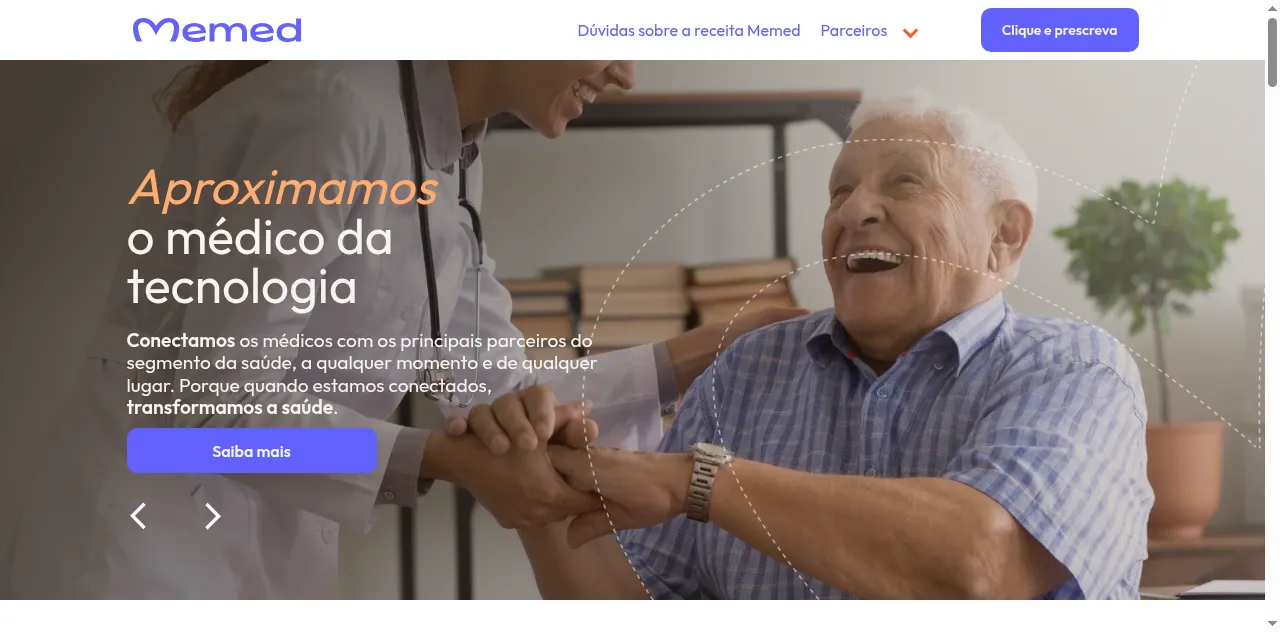 Preview of memed.com.br