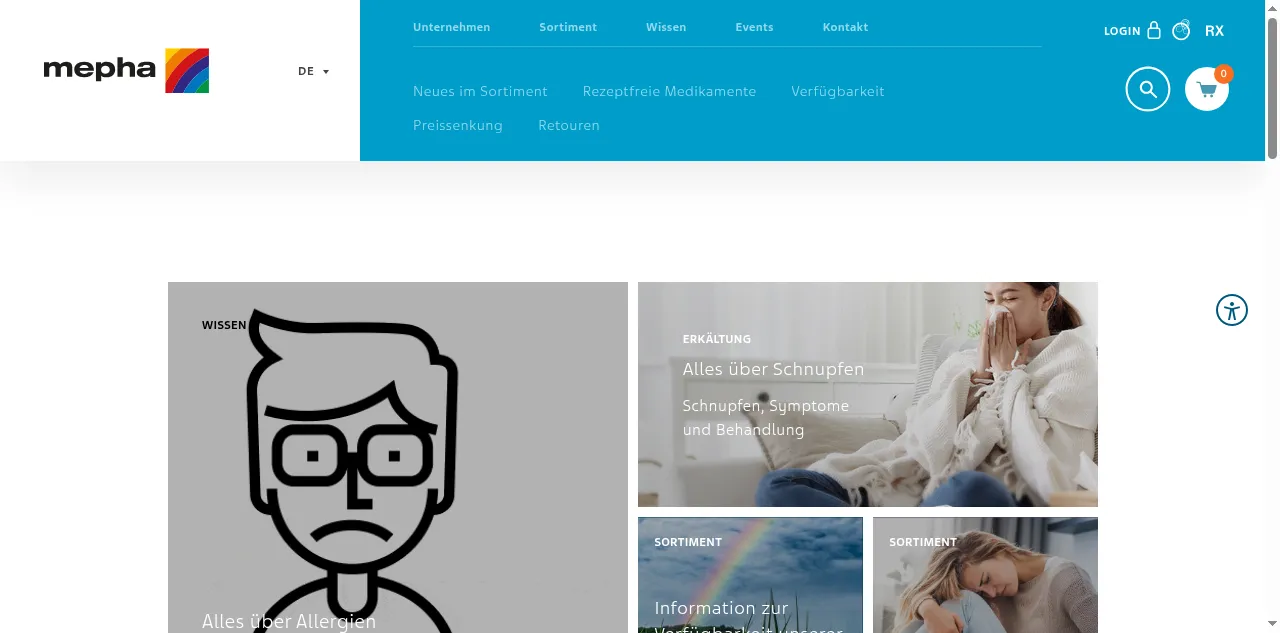 Preview of mepha.ch