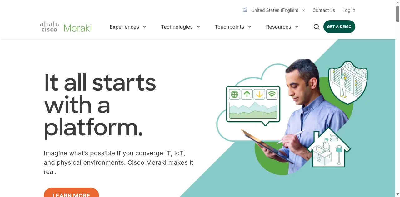 Preview of meraki.com