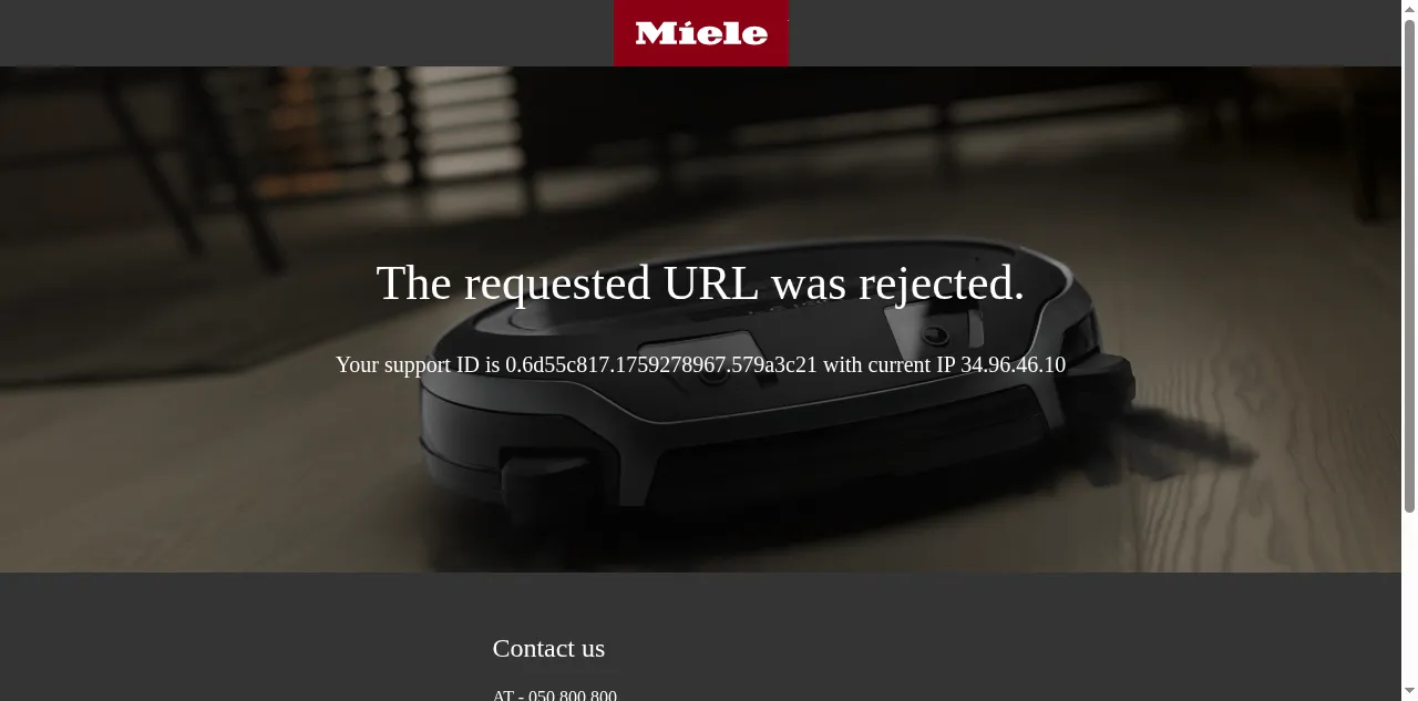 Preview of mieleusa.com