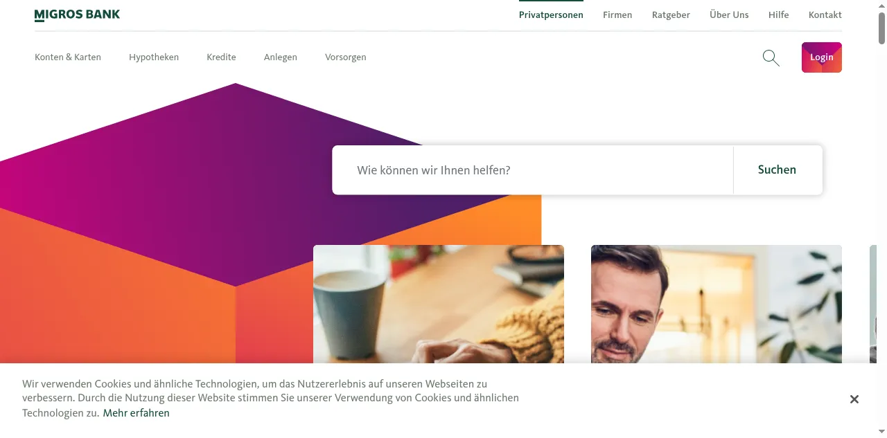 Preview of migrosbank.ch