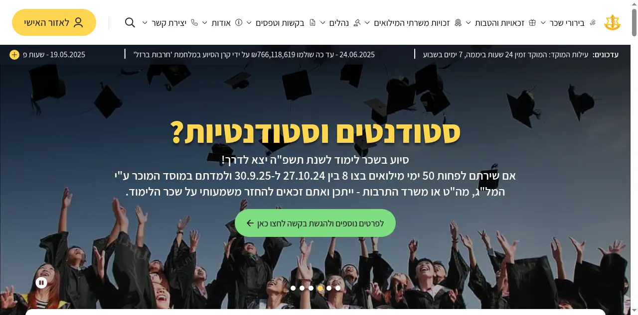 Preview of miluim.idf.il