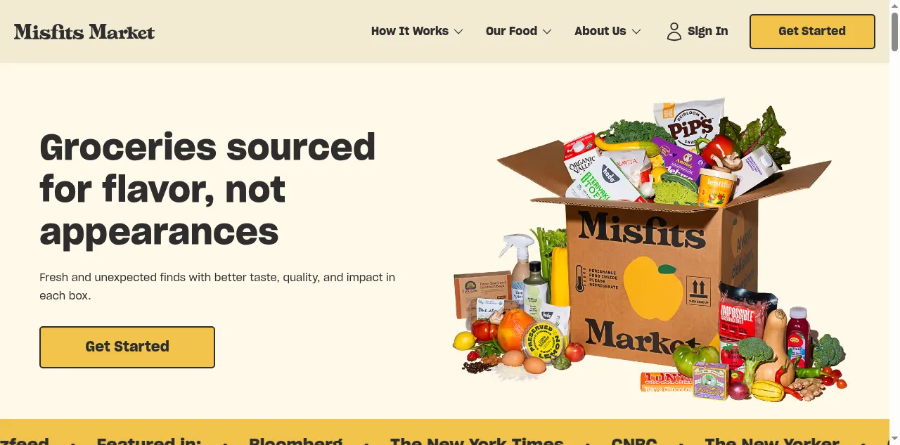 Preview of misfitsmarket.com