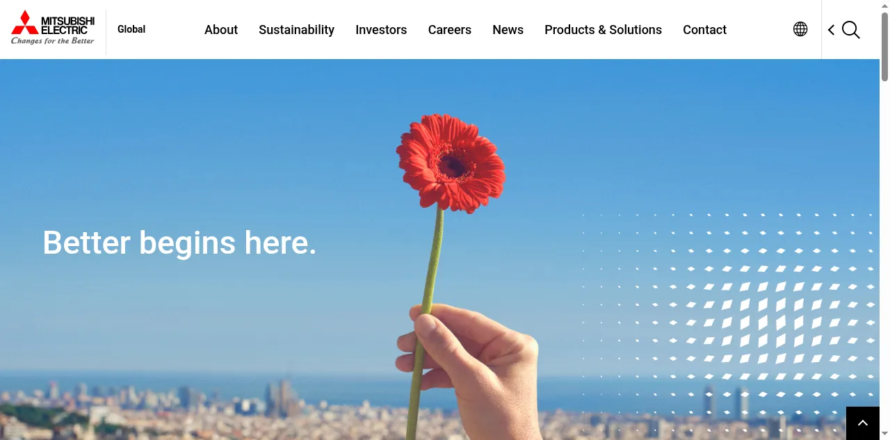 Preview of mitsubishielectric.com