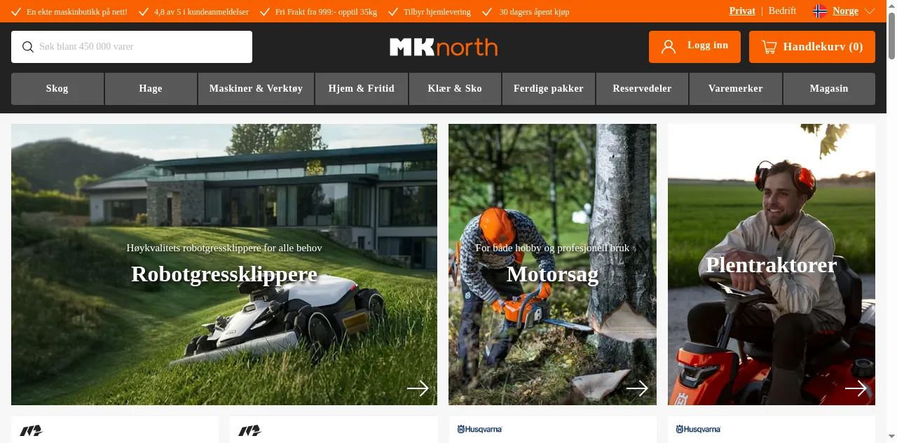 Preview of mknorth.no