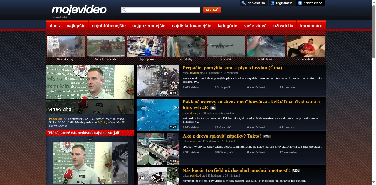 Preview of mojevideo.sk