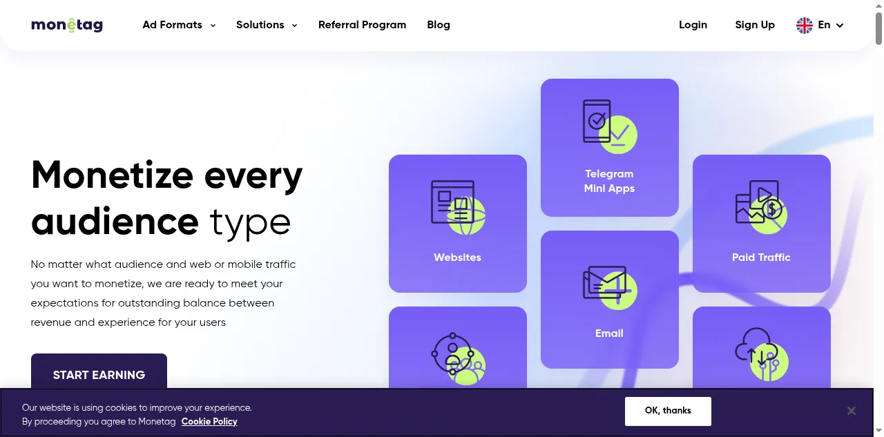 Preview of monetag.com