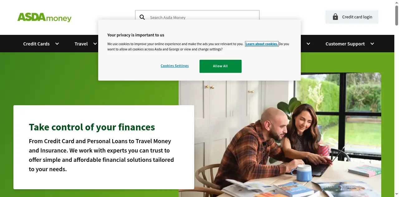 Preview of money.asda.com