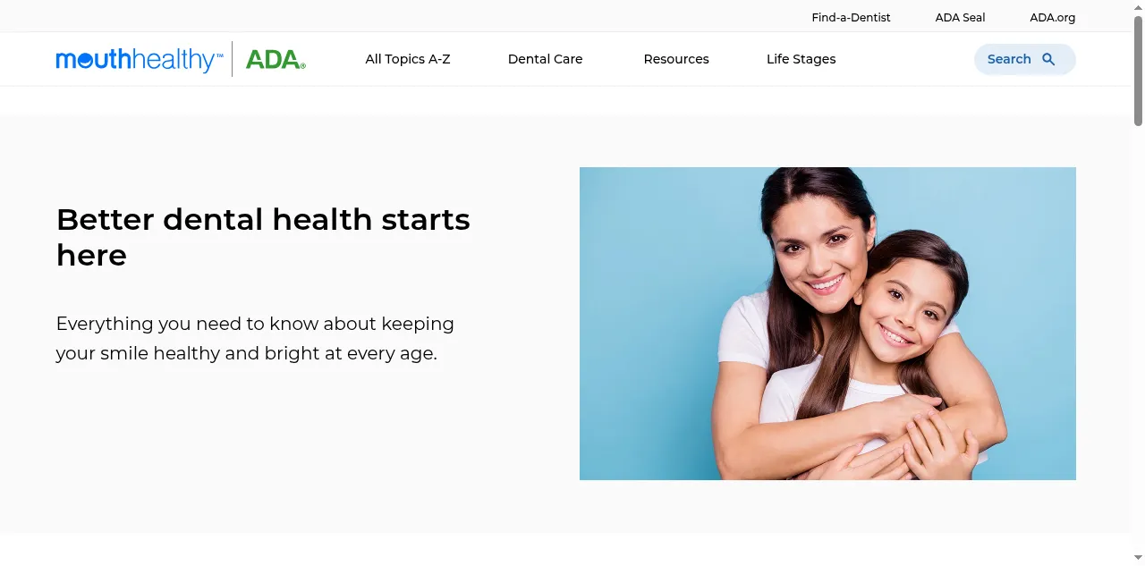 Preview of mouthhealthy.org
