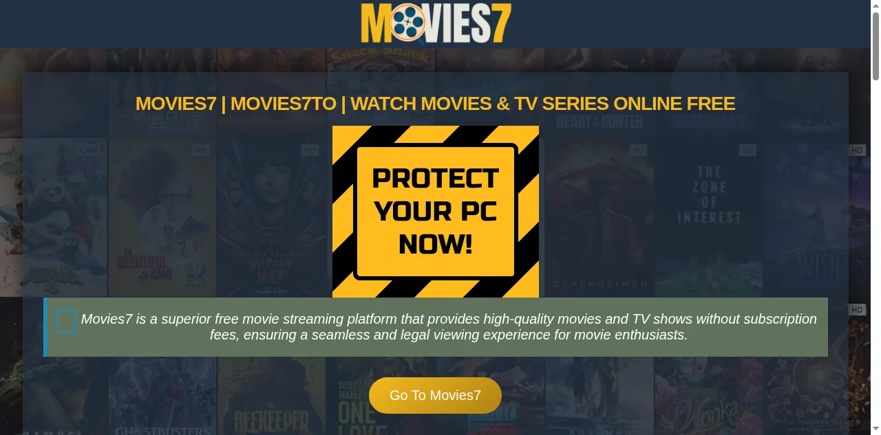 Preview of movies7to.net