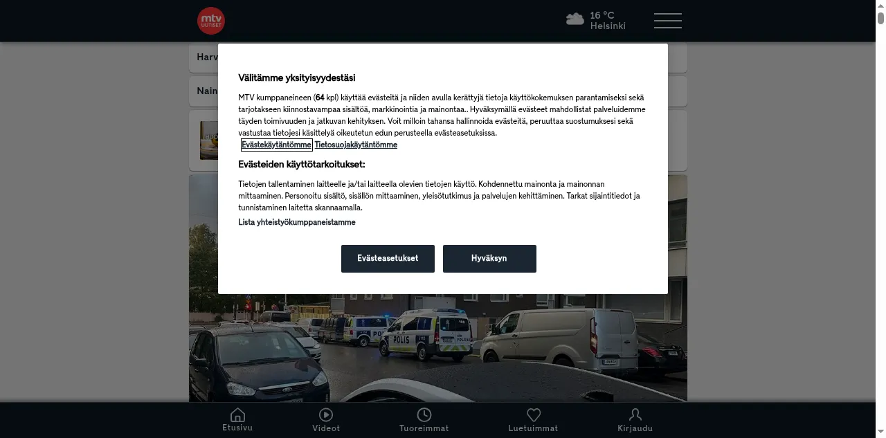 Preview of mtvuutiset.fi