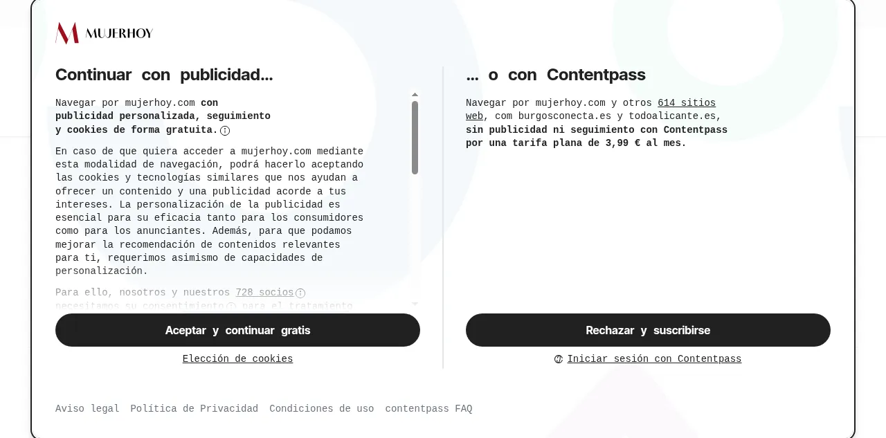 Preview of mujerhoy.com