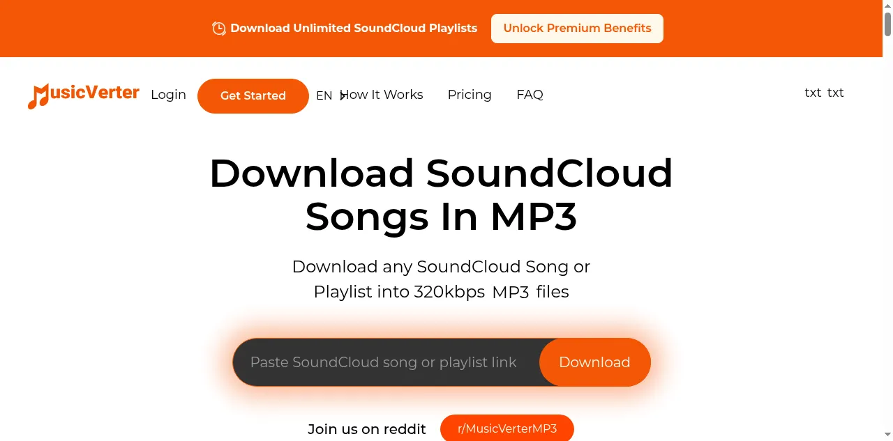 Preview of musicverter.com