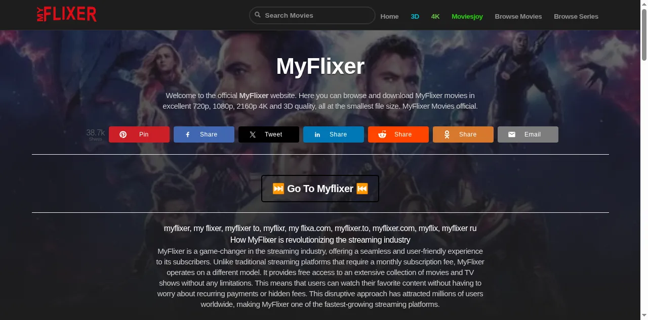 Preview of myflixer-official.lol