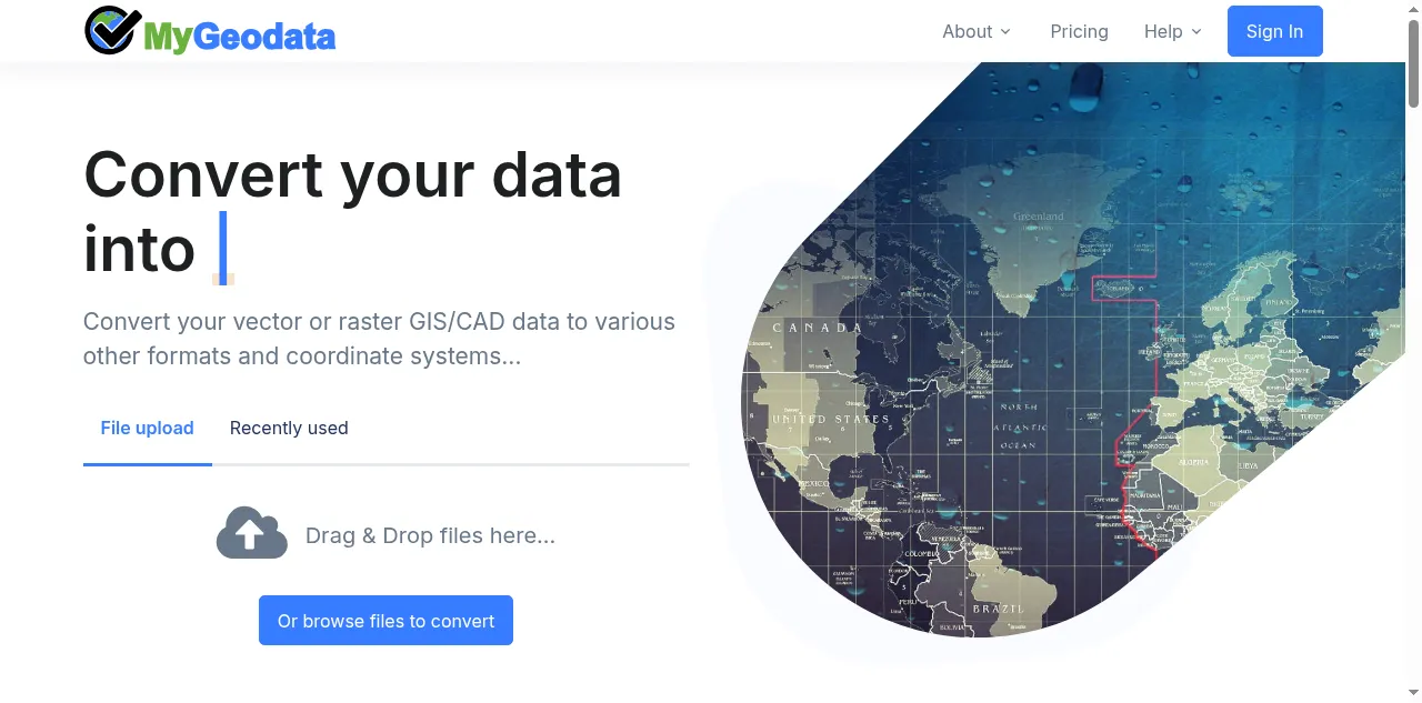 Preview of mygeodata.cloud