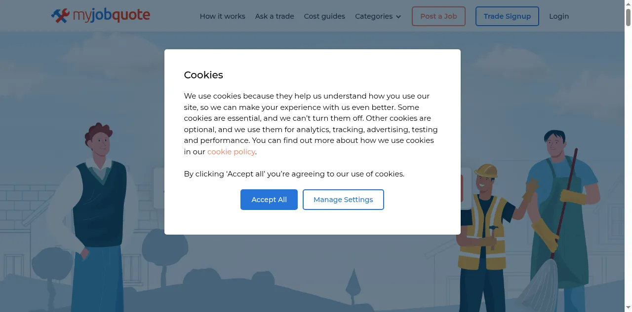 Preview of myjobquote.co.uk