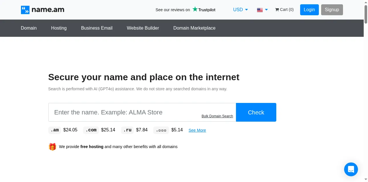 Preview of name.am