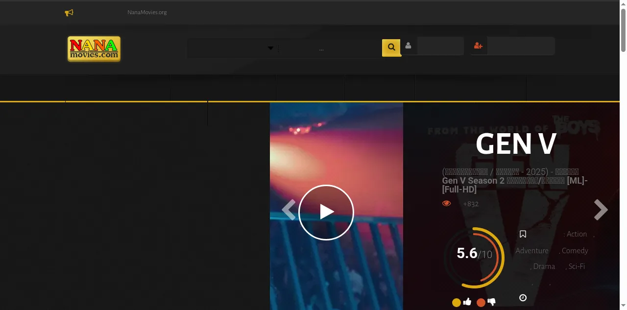 Preview of nanamovies.me