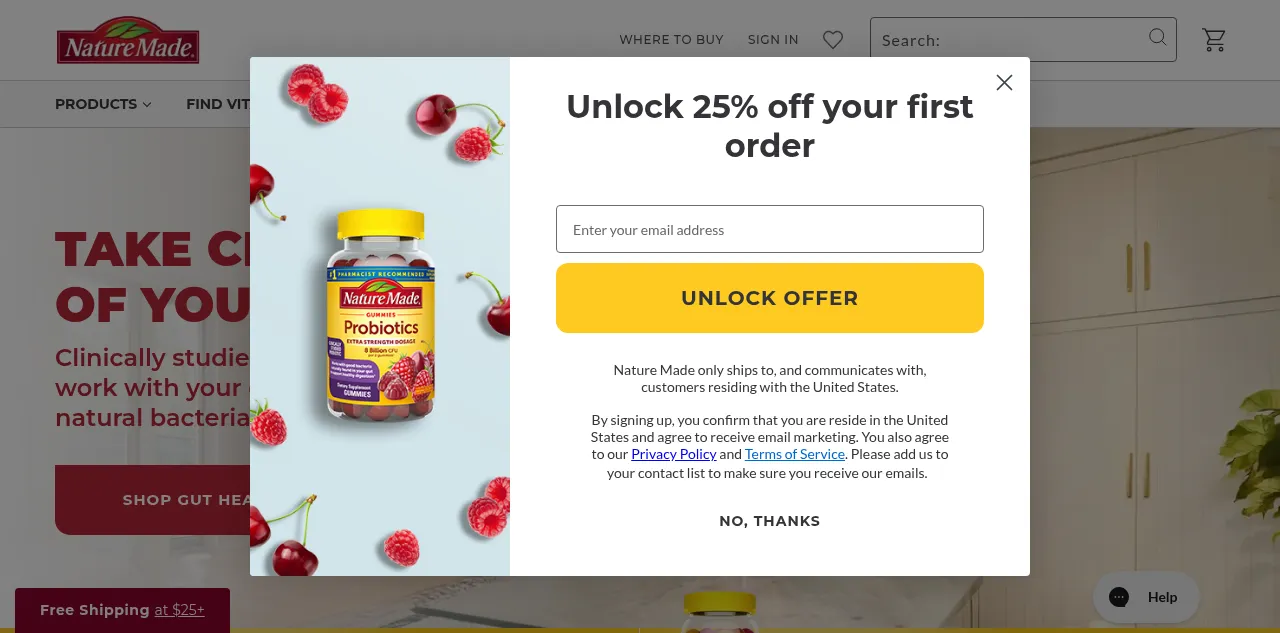 Preview of naturemade.com