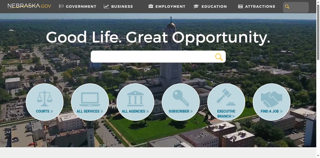 Preview of nebraska.gov