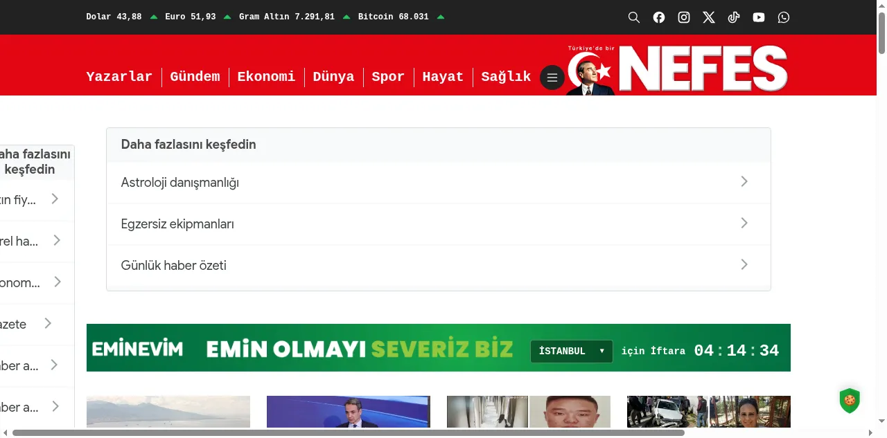 Preview of nefes.com.tr