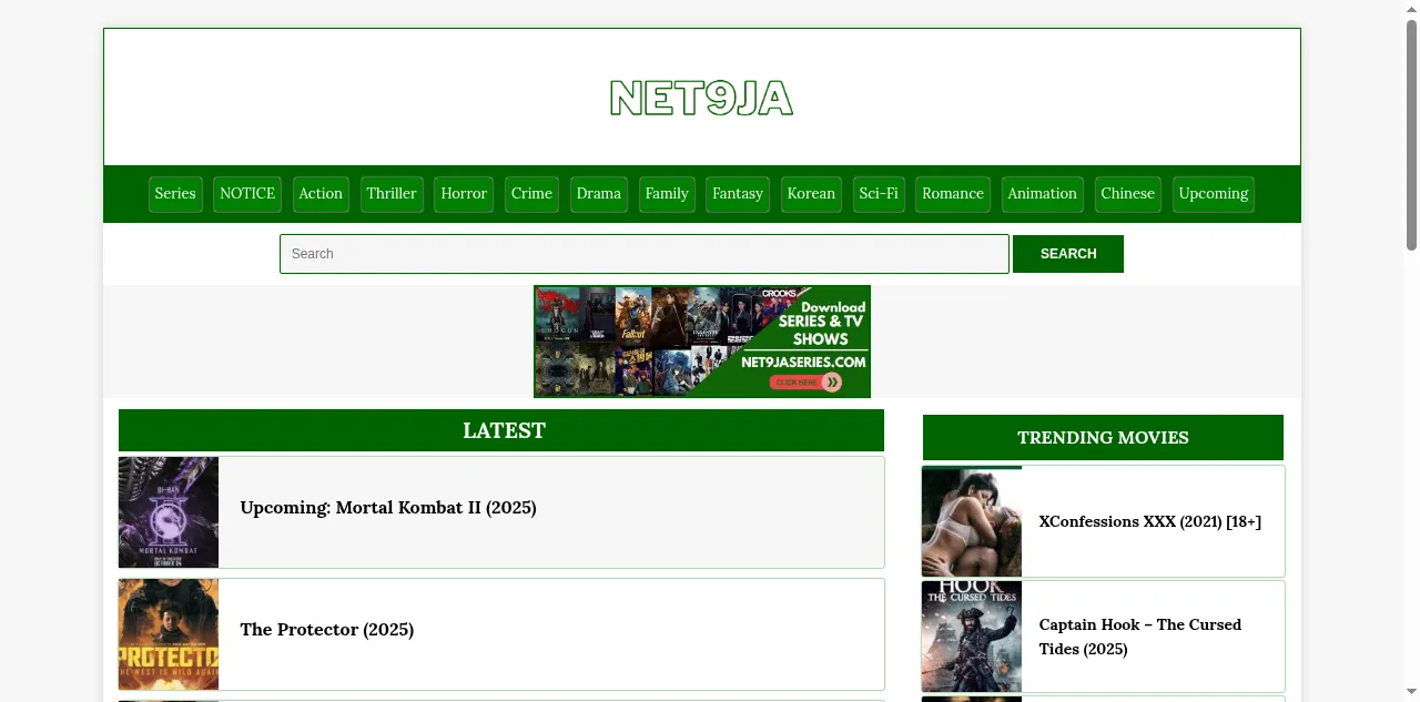 Preview of net9ja.com.ng