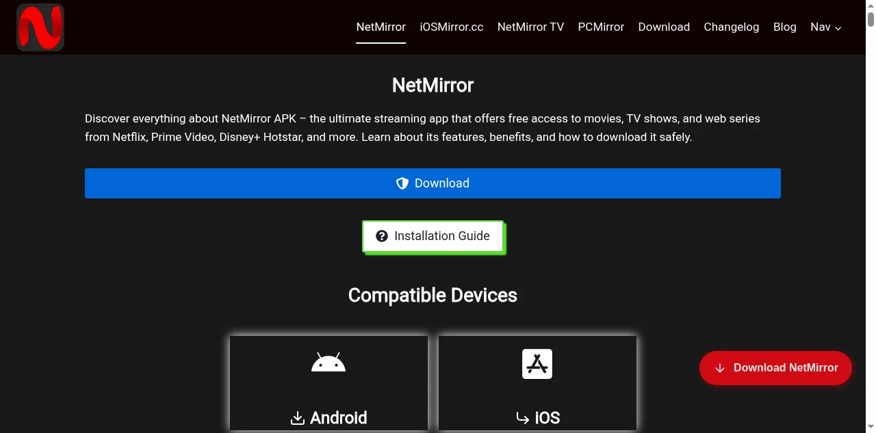 Preview of netmirror.vip