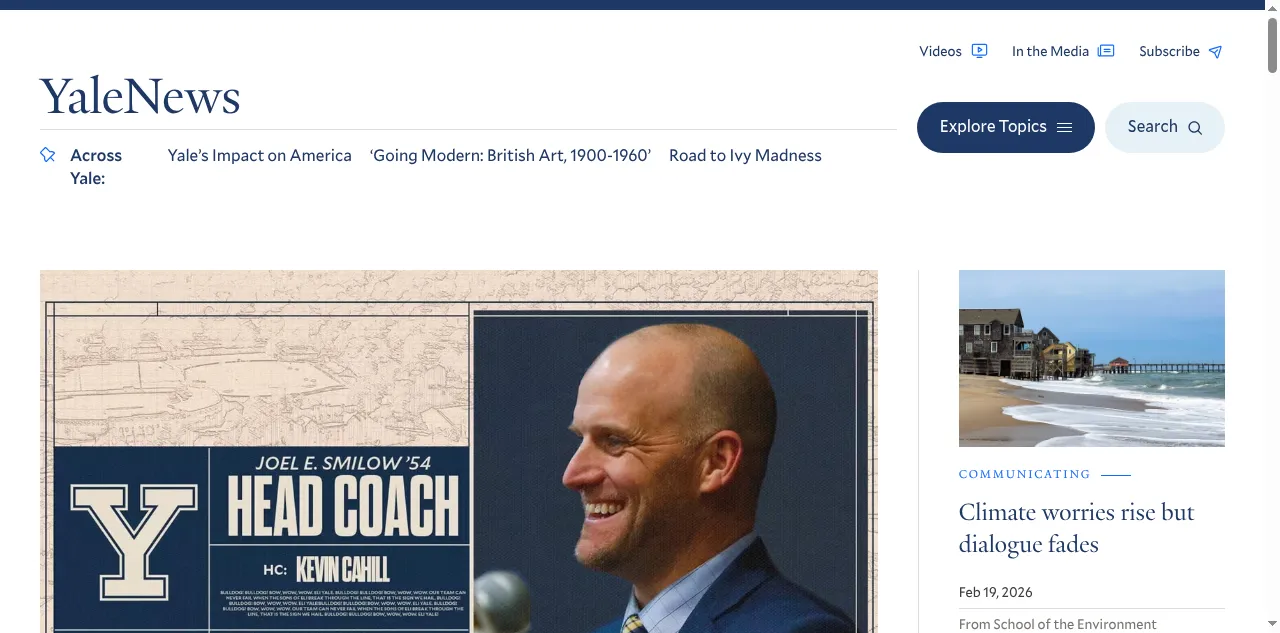 Preview of news.yale.edu