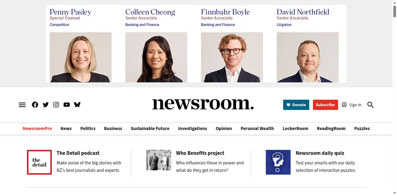 Preview of newsroom.co.nz