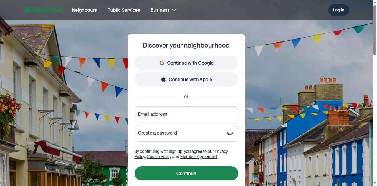 Preview of nextdoor.co.uk