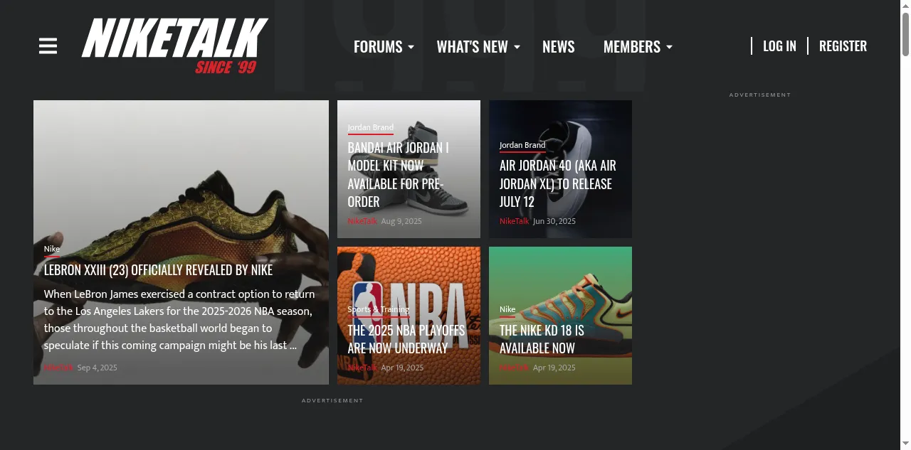 Preview of niketalk.com
