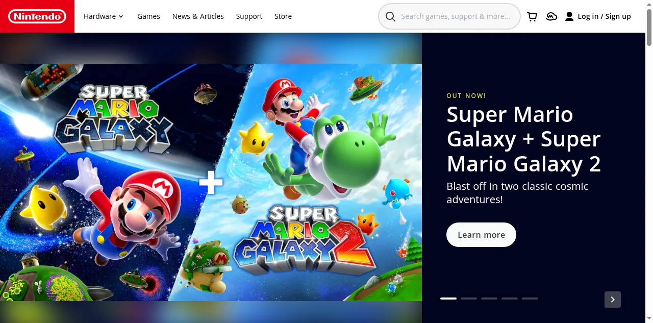 Preview of nintendo.com.au