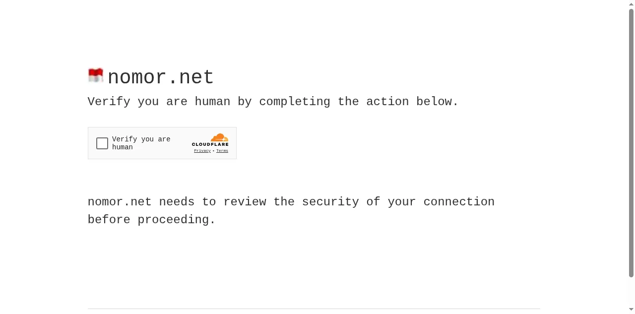 Preview of nomor.net