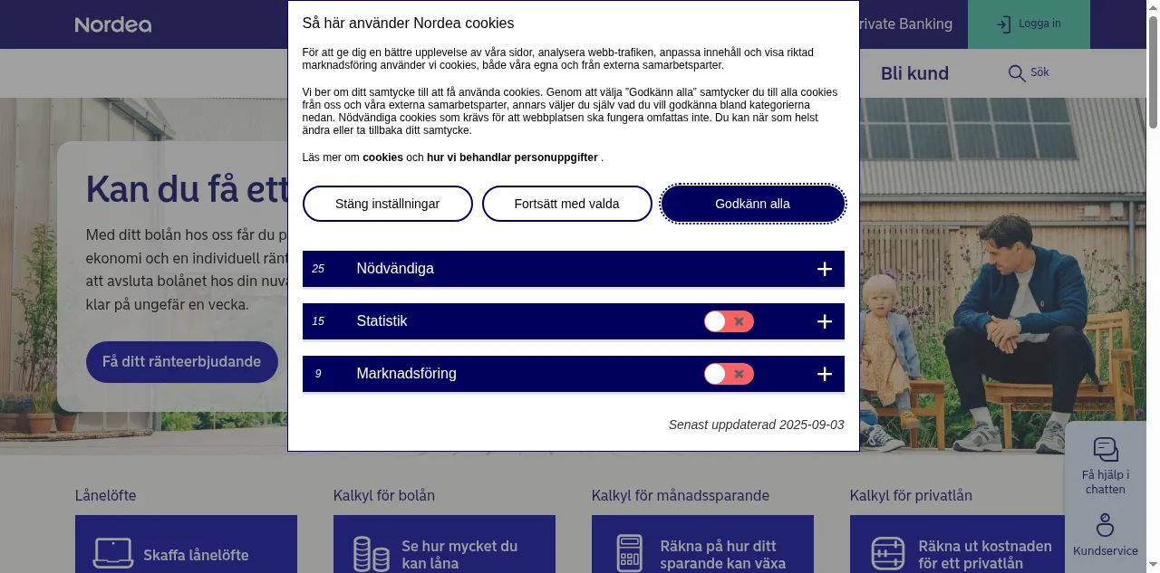 Preview of nordea.se