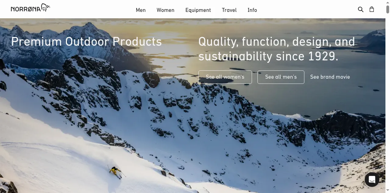 Preview of norrona.com