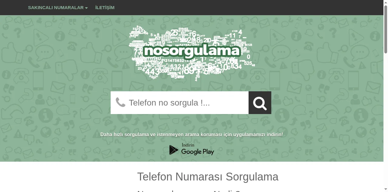 Preview of nosorgulama.com