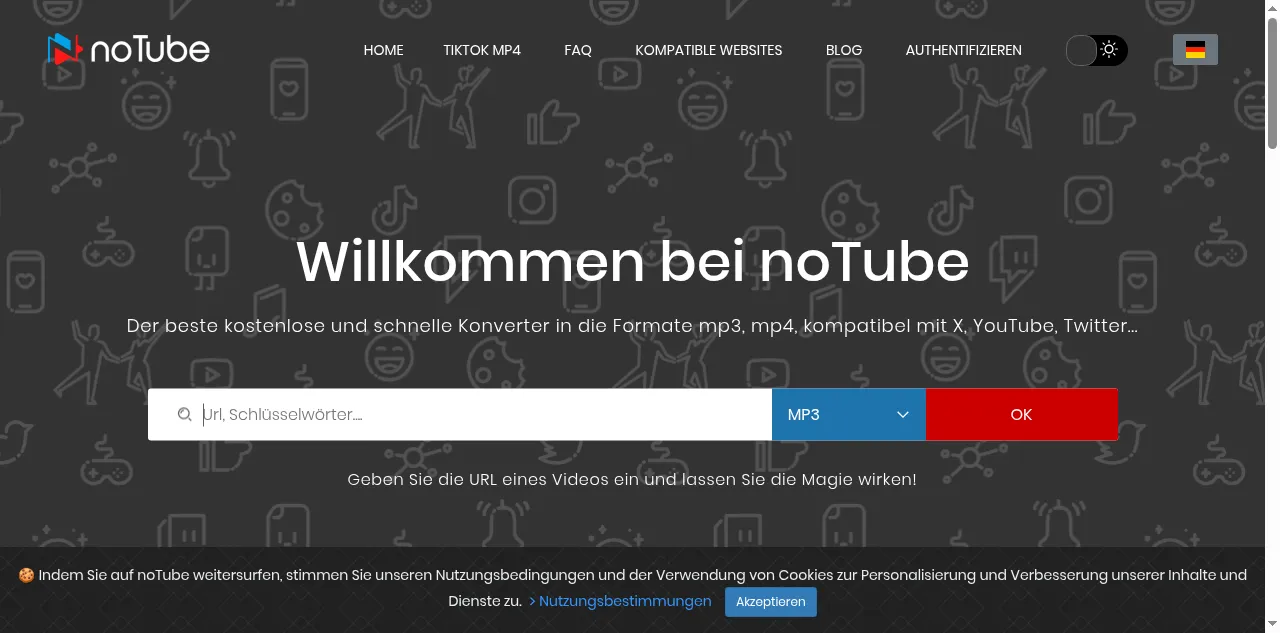 Preview of notube.cc