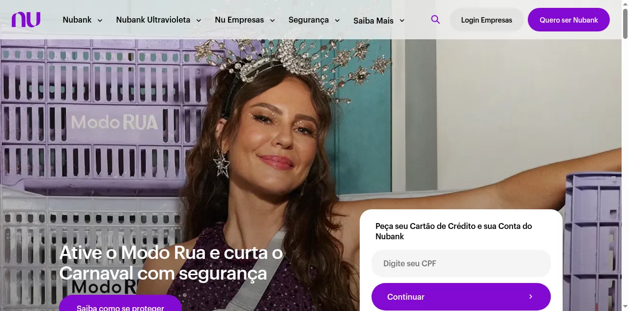 Preview of nubank.com.br