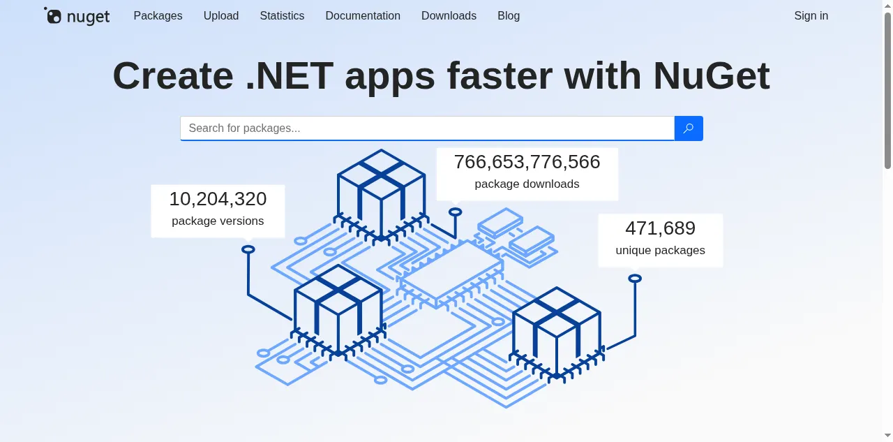 Preview of nuget.org