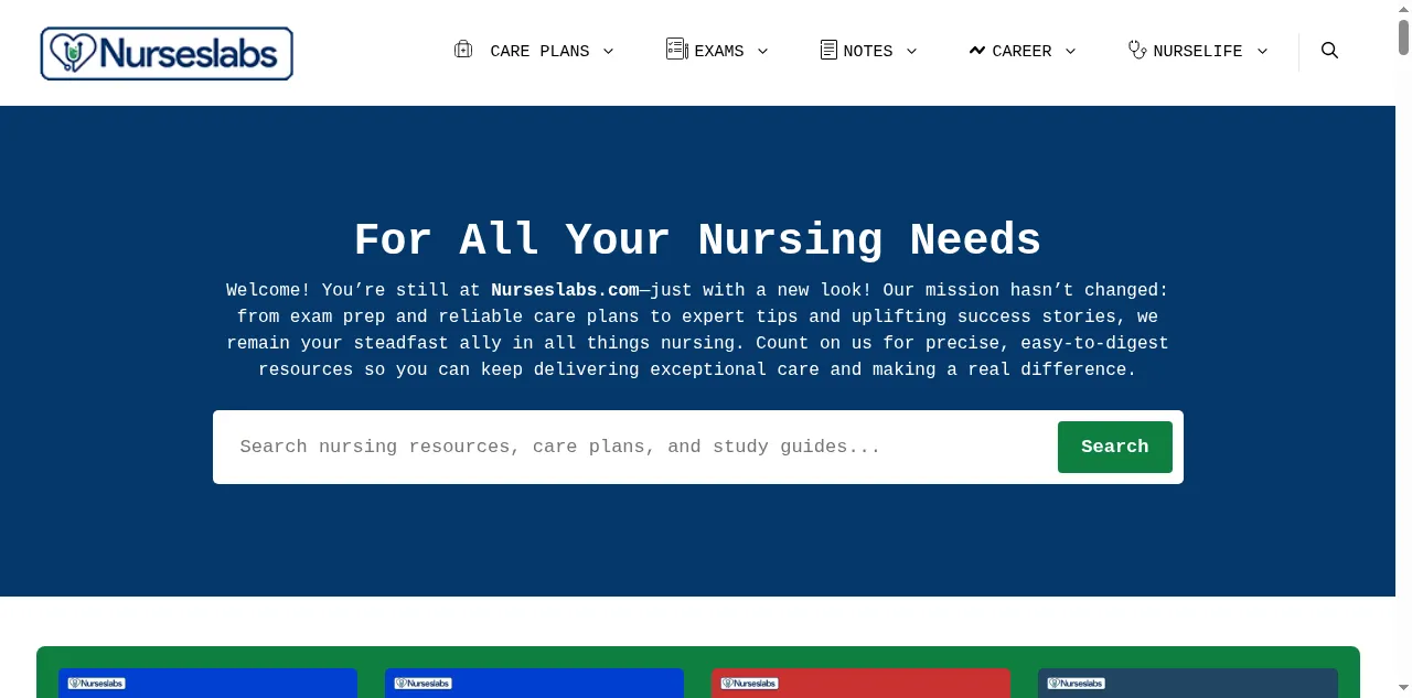 Preview of nurseslabs.com