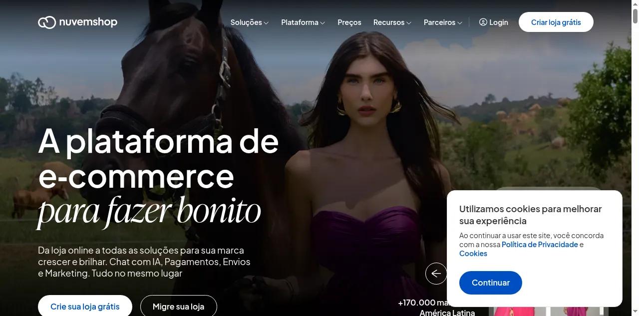 Preview of nuvemshop.com.br