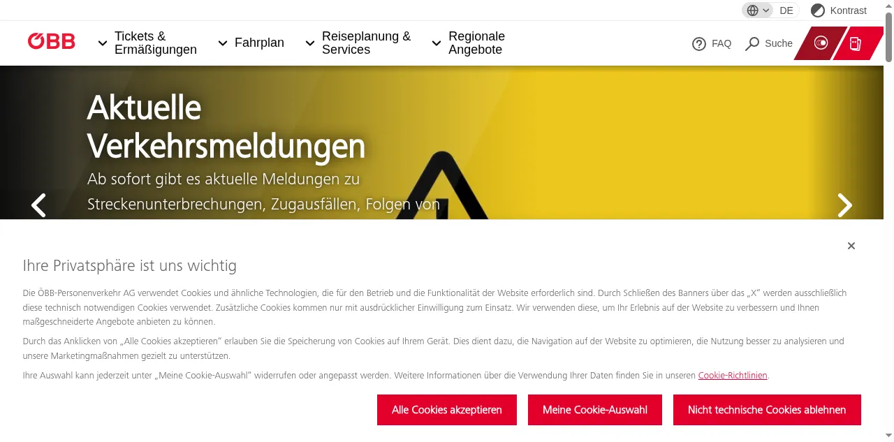 Preview of oebb.at