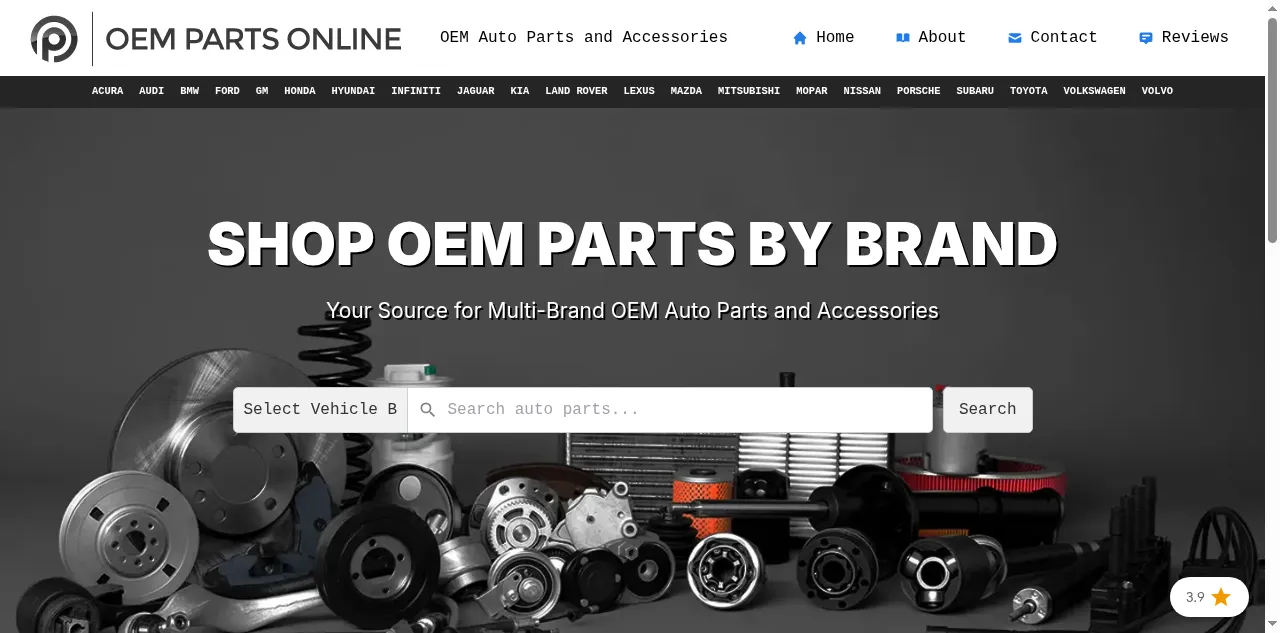 Preview of oempartsonline.com