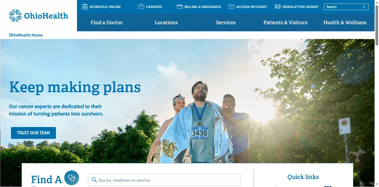 Preview of ohiohealth.com
