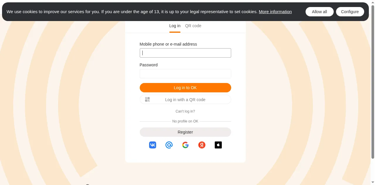 Preview of ok.ru