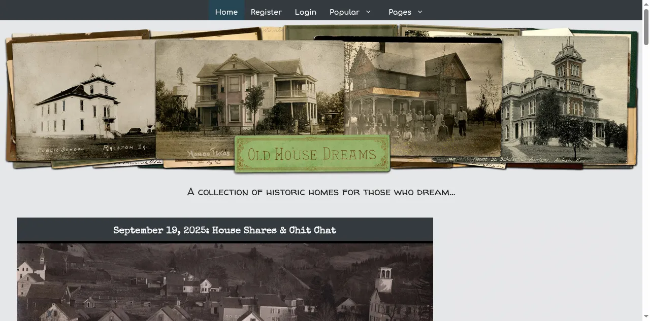 Preview of oldhousedreams.com